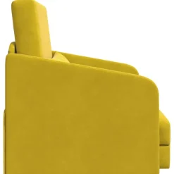 vidaXL Sofá cama 65 x 80 x 83 cm Terciopelo Amarillo Best