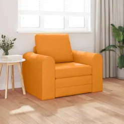 vidaXL Sofá cama 98 x 71 x 83 cm tela Amarillo oscuro Best