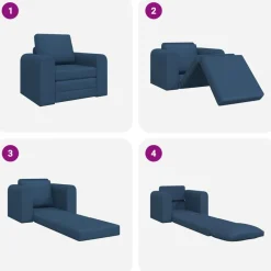 vidaXL Sofás-Sofá cama 98 x 71 x 83 cm tela