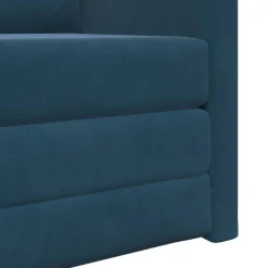 vidaXL Sofá cama 74 x 77 x 81 cm Terciopelo Azul