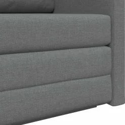 vidaXL Sofá cama 110cm tela Gris oscuro Online