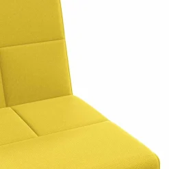 vidaXL Sofá cama con portavasos tela claro Amarillo New