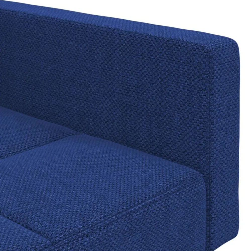 vidaXL Sofás-Sofá cama de 2 plazas con dos almohadas tela