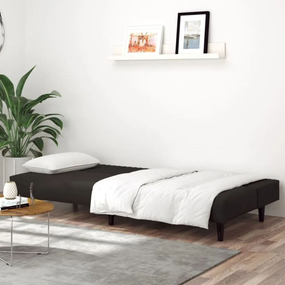 vidaXL Sofás-Sofá cama de 2 plazas terciopelo