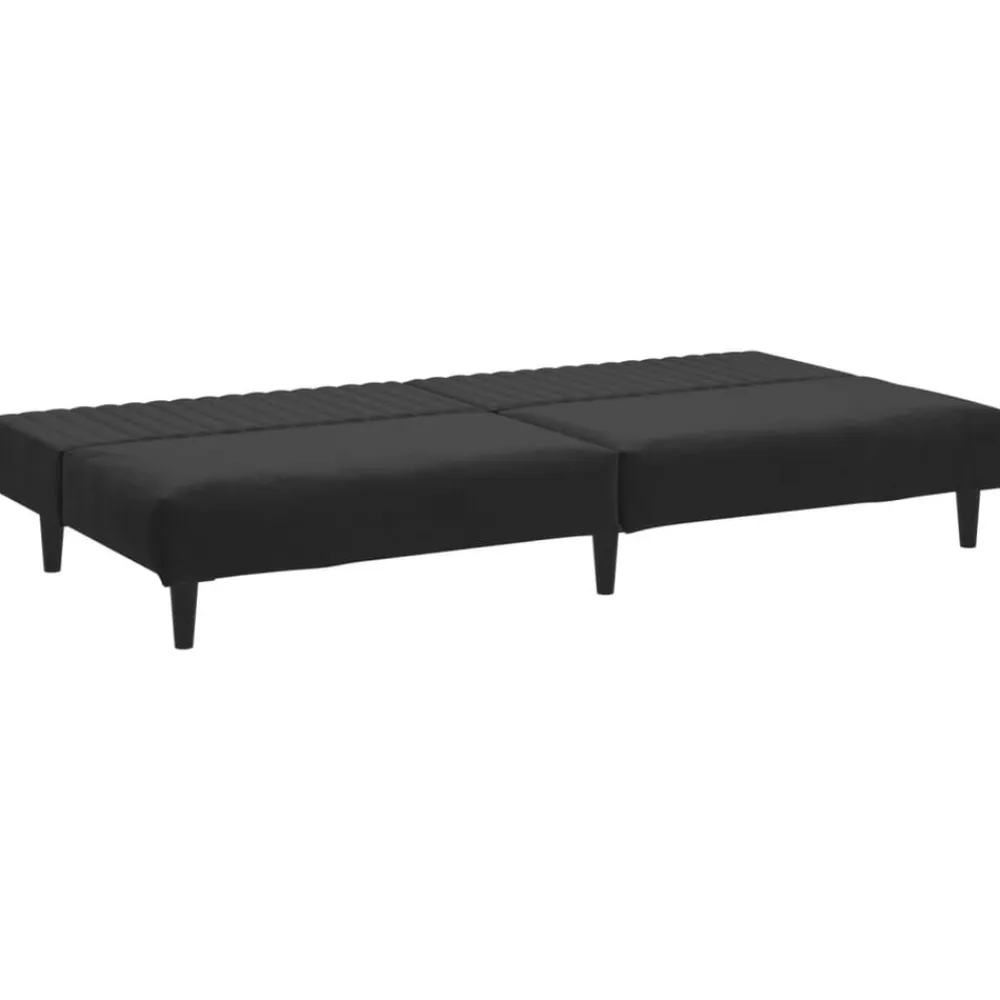 vidaXL Sofás-Sofá cama de 2 plazas terciopelo