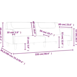 vidaXL Sofá cama de 2 plazas tela Amarillo