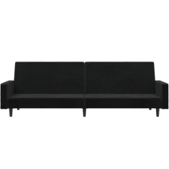 vidaXL Sofás-Sofá cama de 2 plazas terciopelo