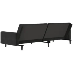 vidaXL Sofás-Sofá cama de 2 plazas terciopelo