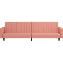 vidaXL Sofás-Sofá cama de 2 plazas terciopelo