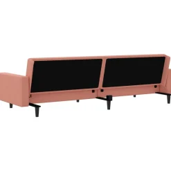 vidaXL Sofás-Sofá cama de 2 plazas terciopelo