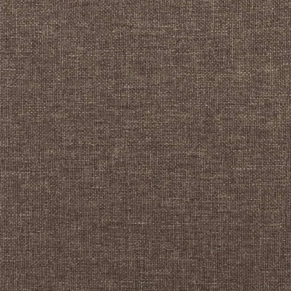 vidaXL Sofá cama de 2 plazas con dos almohadas tela gris taupe Taupé New