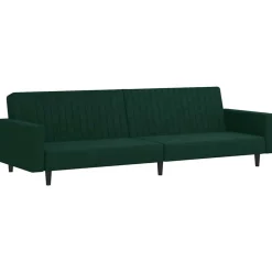 vidaXL Sofás-Sofá cama de 2 plazas terciopelo