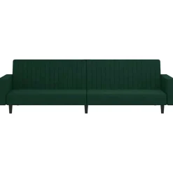 vidaXL Sofás-Sofá cama de 2 plazas terciopelo