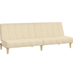 vidaXL Sofás-Sofá cama de 2 plazas tela color