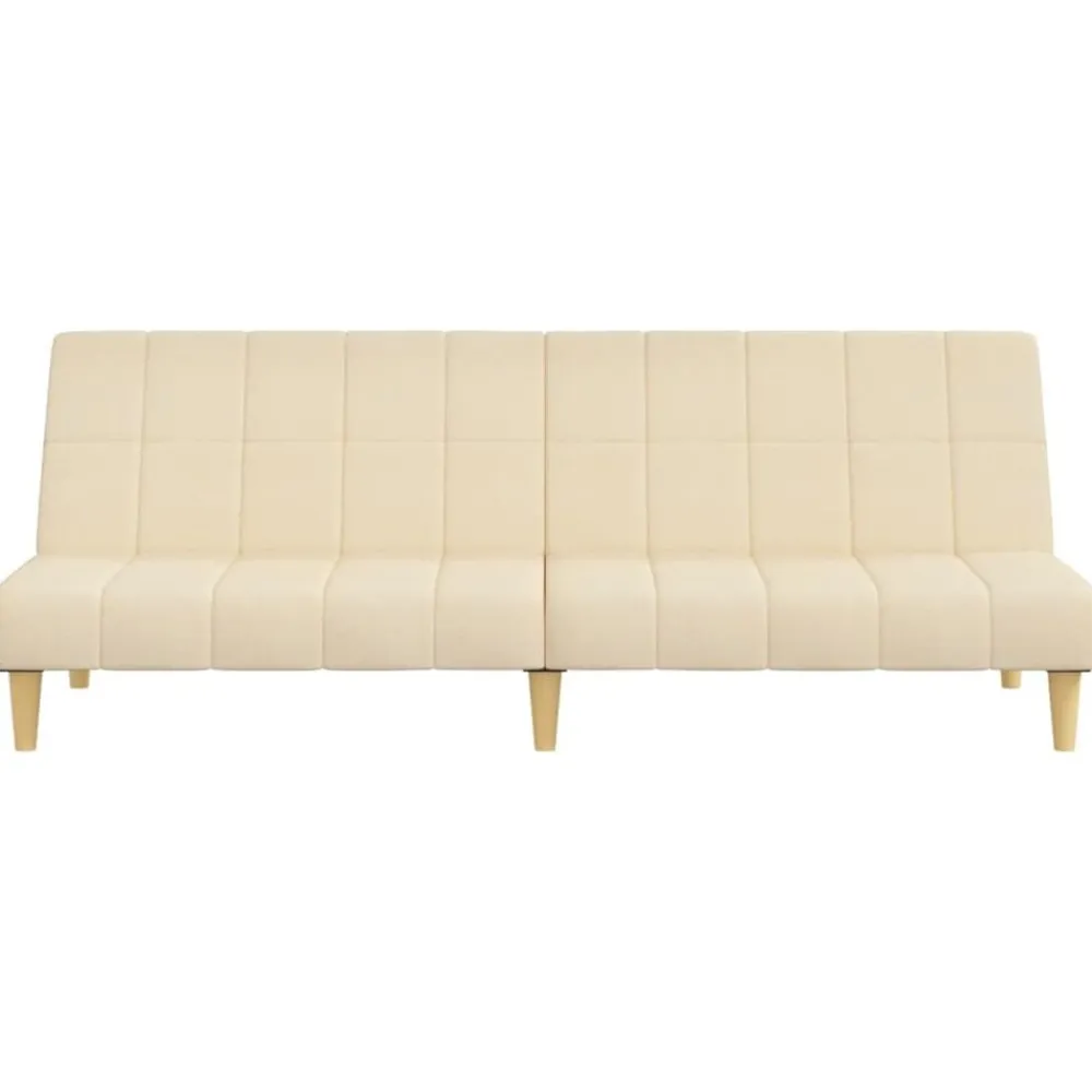 vidaXL Sofás-Sofá cama de 2 plazas tela color