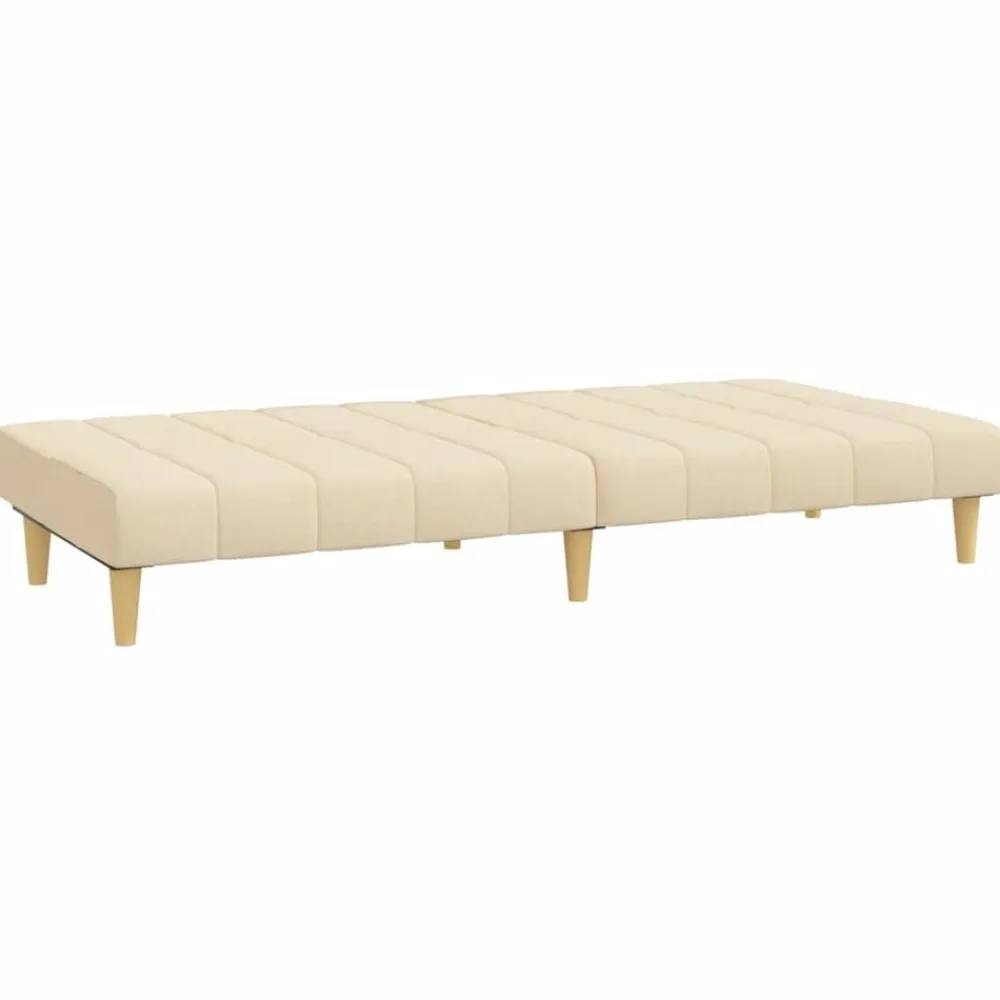 vidaXL Sofás-Sofá cama de 2 plazas tela color