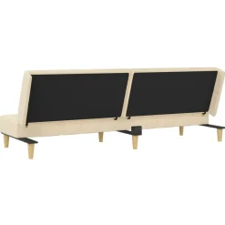 vidaXL Sofás-Sofá cama de 2 plazas tela color