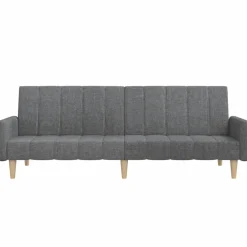 vidaXL Sofá cama de 2 plazas tela Gris claro Hot