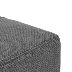 vidaXL Sofá cama de 2 plazas con dos almohadas tela Gris claro