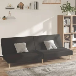 vidaXL Sofás-Sofá cama de 2 plazas tela