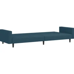 vidaXL Sofá cama de 2 plazas terciopelo Azul Online
