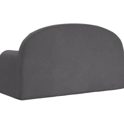 Niños vidaXL Mobiliario Para Bebés Y Niños Pequeños-Sofá cama de niños 2 plazas felpa suave gris