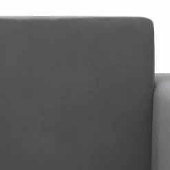 vidaXL Sofá cama de niños 2 plazas felpa suave gris Antracita Hot
