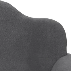 Niños vidaXL Mobiliario Para Bebés Y Niños Pequeños-Sofá cama de niños 2 plazas felpa suave gris