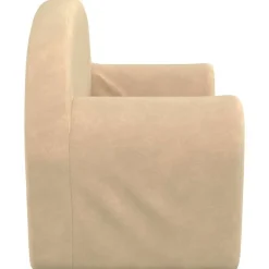 Niños vidaXL Mobiliario Para Bebés Y Niños Pequeños-Sofá cama de niños 2 plazas felpa suave