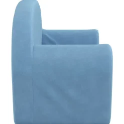 Niños vidaXL Mobiliario Para Bebés Y Niños Pequeños-Sofá cama de niños 2 plazas felpa suave