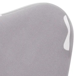 Niños vidaXL Mobiliario Para Bebés Y Niños Pequeños-Sofá cama de niños felpa suave gris claro con estrellas