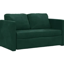 vidaXL Sofás-Sofá cama de suelo 2 en 1 terciopelo 122x204x55 cm