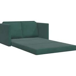 vidaXL Sofás-Sofá cama de suelo 2 en 1 terciopelo 122x204x55 cm