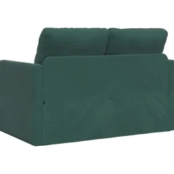 vidaXL Sofás-Sofá cama de suelo 2 en 1 terciopelo 122x204x55 cm