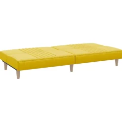 vidaXL Sofás-Sofá cama de tela claro