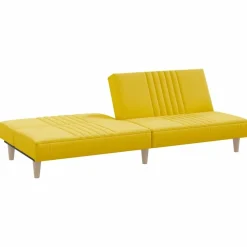 vidaXL Sofás-Sofá cama de tela claro