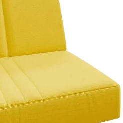 vidaXL Sofás-Sofá cama de tela claro
