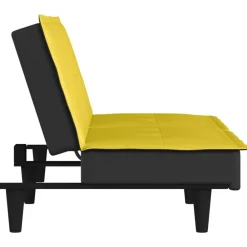vidaXL Sofás-Sofá cama de tela claro