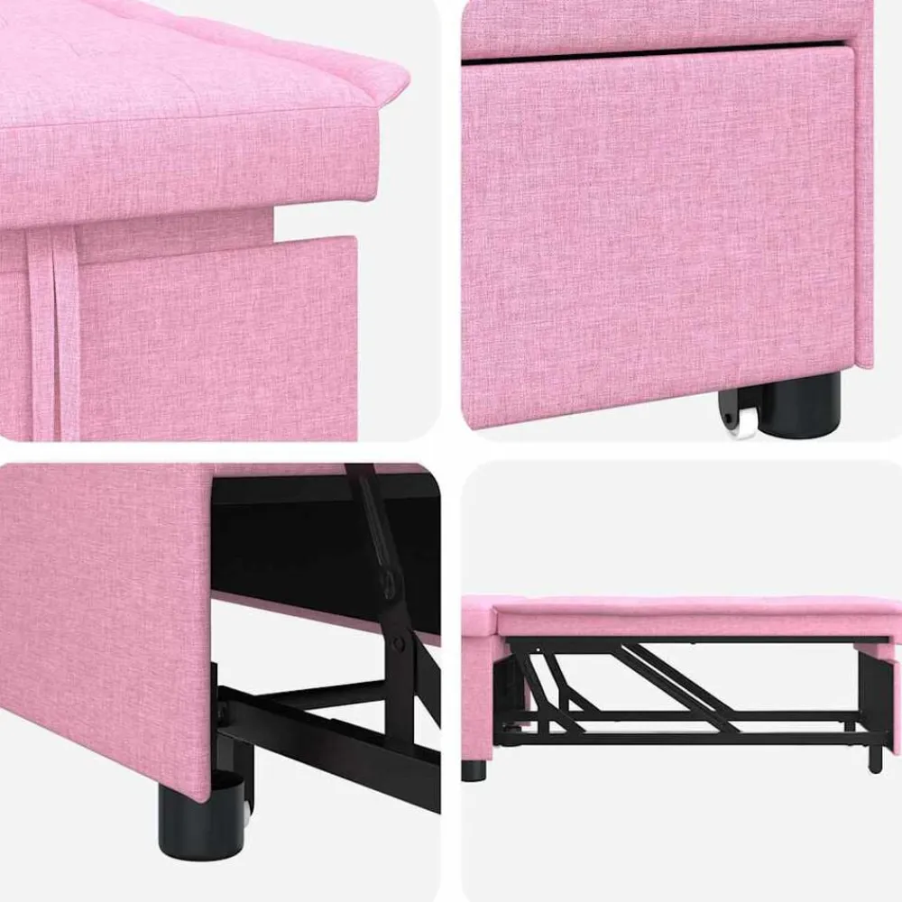 vidaXL Sofás-Sofá cama desplegable 194 x 50 x 82 cm tela