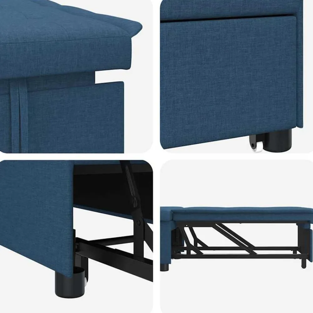 vidaXL Sofás-Sofá cama desplegable 194 x 50 x 82 cm tela