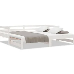 vidaXL Camas Y Accesorios-Sofá cama extraíble sin colchón 2x(90x200) cm