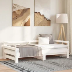 vidaXL Camas Y Accesorios-Sofá cama extraíble sin colchón 2x(90x200) cm