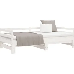 vidaXL Camas Y Accesorios-Sofá cama extraíble sin colchón 2x(90x200) cm