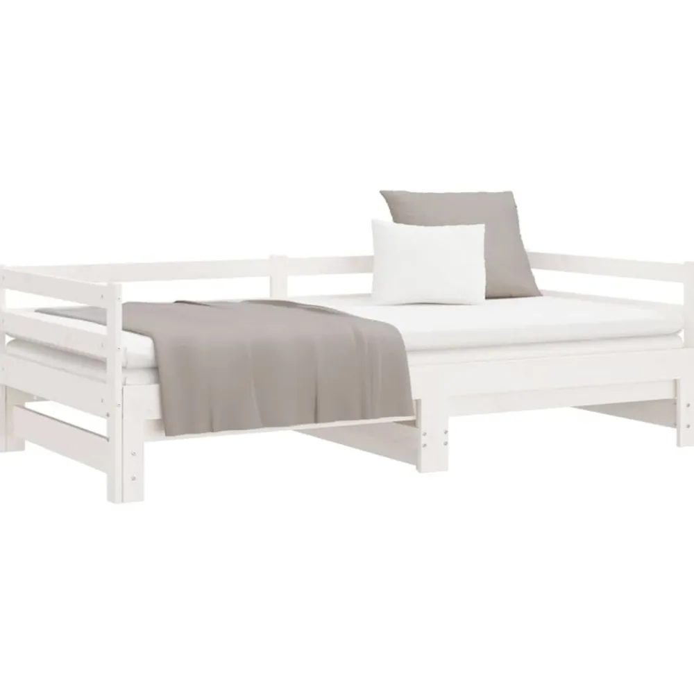 vidaXL Camas Y Accesorios-Sofá cama extraíble sin colchón 2x(90x200) cm