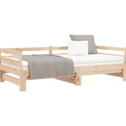 vidaXL Camas Y Accesorios-Sofá cama extraíble sin colchón 2x(90x200) cm