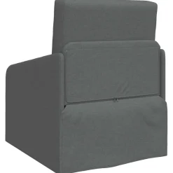 vidaXL Sofá cama 65 x 80 x 83 cm tela Gris oscuro Clearance