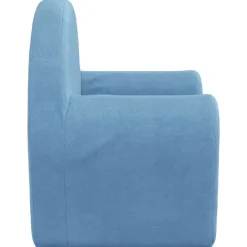 vidaXL Sofá cama infantil felpa suave Azul Online