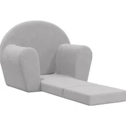 Niños vidaXL Mobiliario Para Bebés Y Niños Pequeños-Sofá cama infantil felpa suave