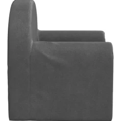 vidaXL Sofá cama infantil felpa suave gris Antracita Best