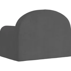 vidaXL Sofá cama infantil felpa suave gris Antracita Best